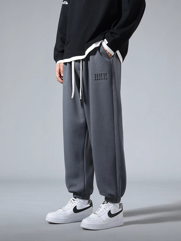 Men's Jogger Cotton/Polyester Sweatpants Big Size 8XL 7XL 6XL Sports Baggy Pants Sting Banding  Hip Hop Loose Harem Trousers