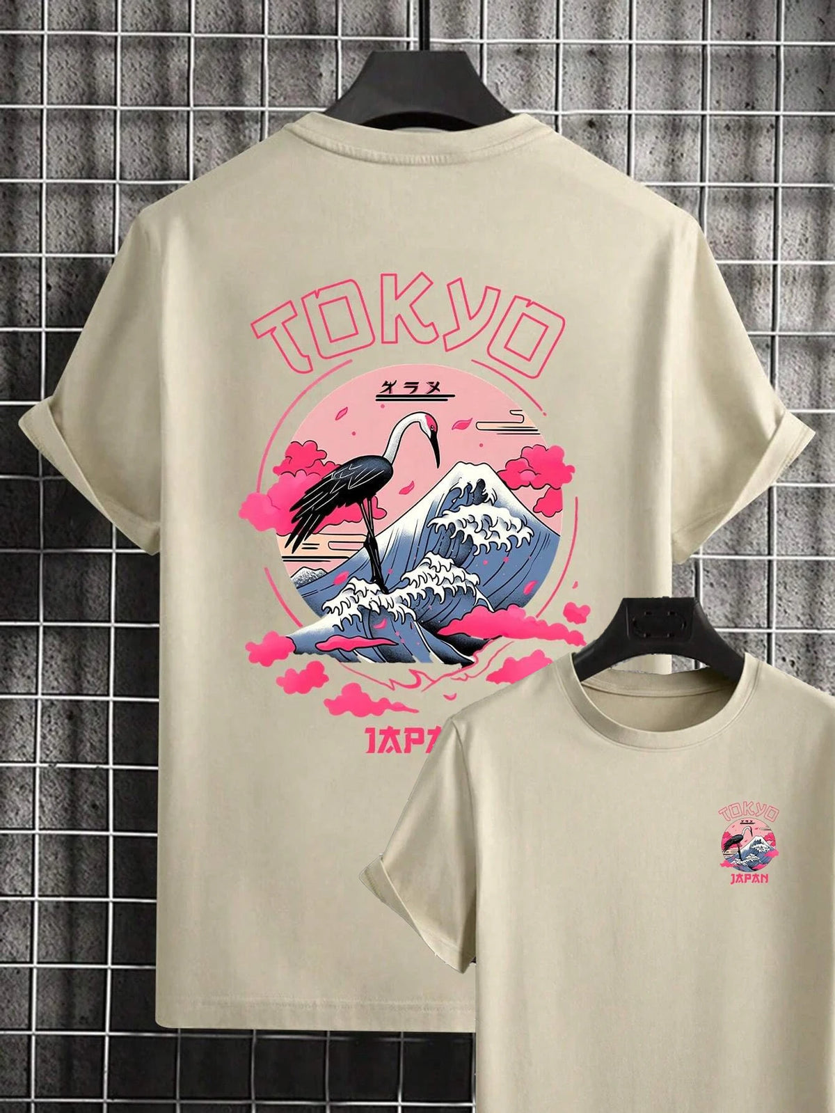 Tokyo Men Cotton T-shirt Luxury Brand Fashion Big Size Top Casual Short Sleeve Streetwear Classic Print New Arrival Tee S-4XL