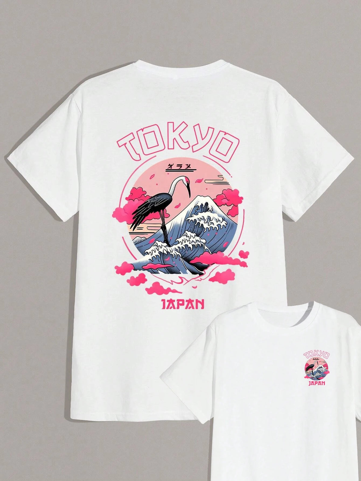 Tokyo Men Cotton T-shirt Luxury Brand Fashion Big Size Top Casual Short Sleeve Streetwear Classic Print New Arrival Tee S-4XL